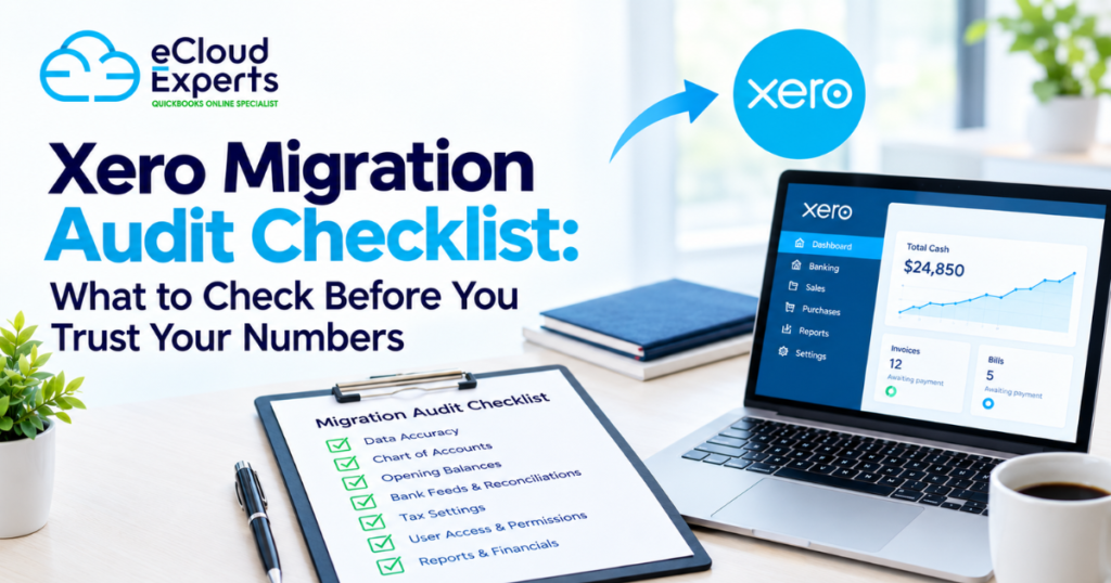 Xero migration audit checklist