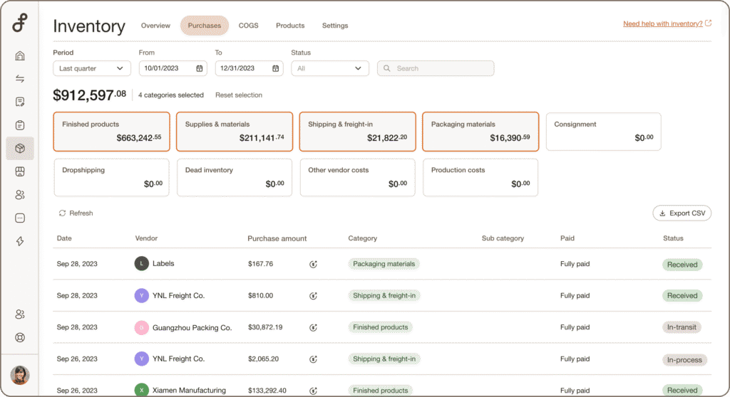 Xero Dashboard