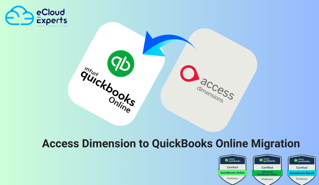 Access Dimension to QuickBooks Online Migration