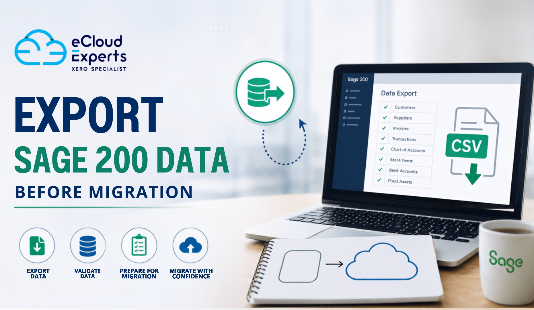 Export Sage 200 data
