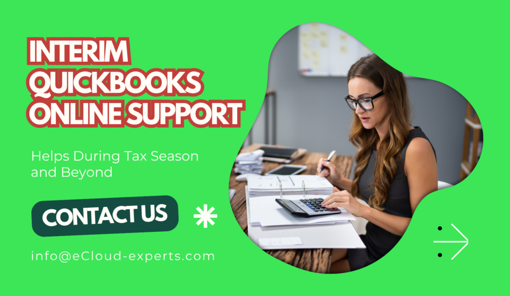 How Interim QuickBooks Online Support Helps During Tax Season and Beyond