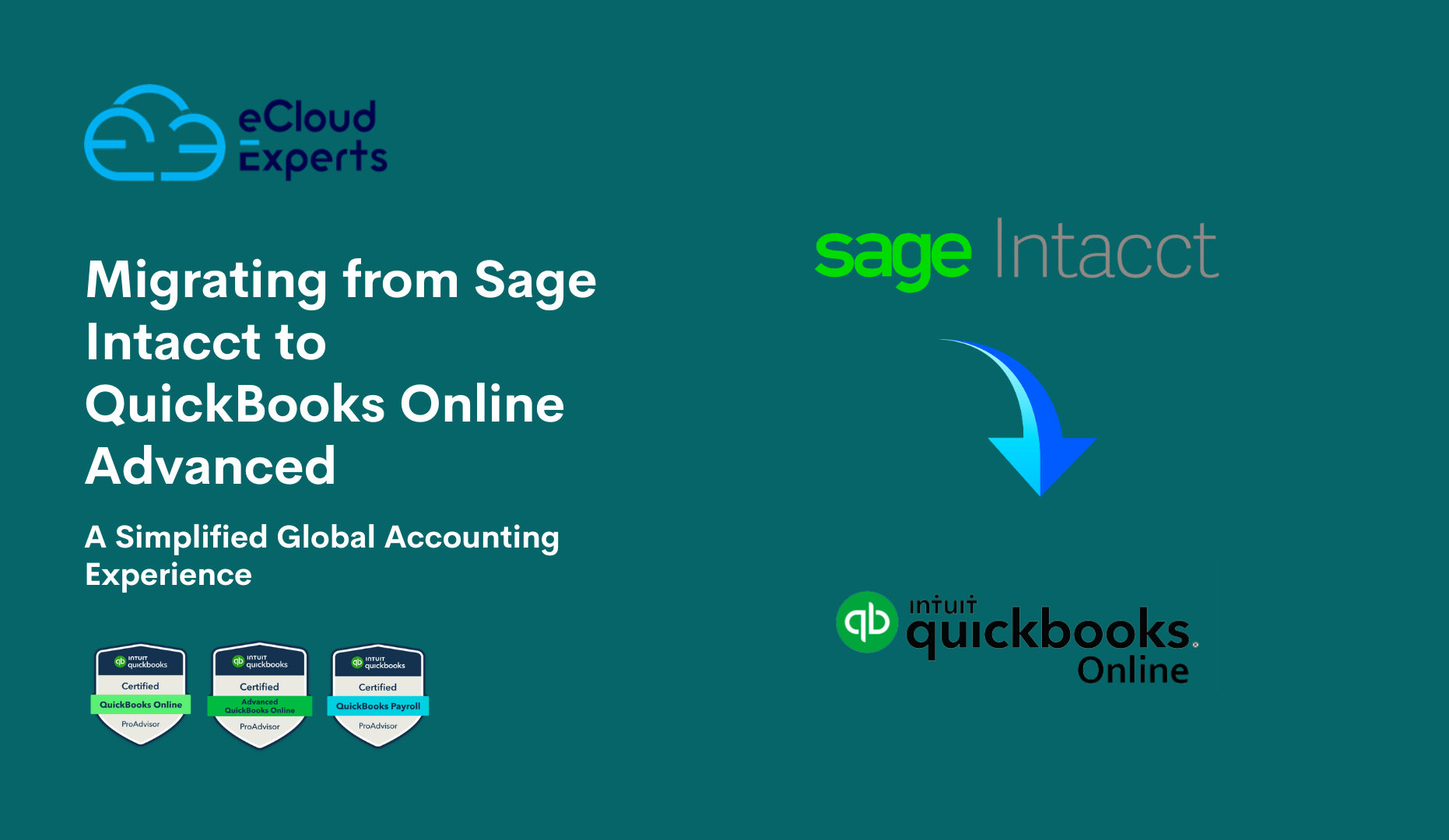 Migrating from Sage Intacct to QuickBooks Online Advanced A Simplified Global Accounting Experience