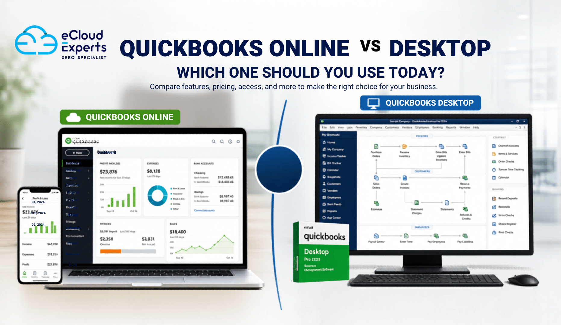 QuickBooks Online vs Desktop