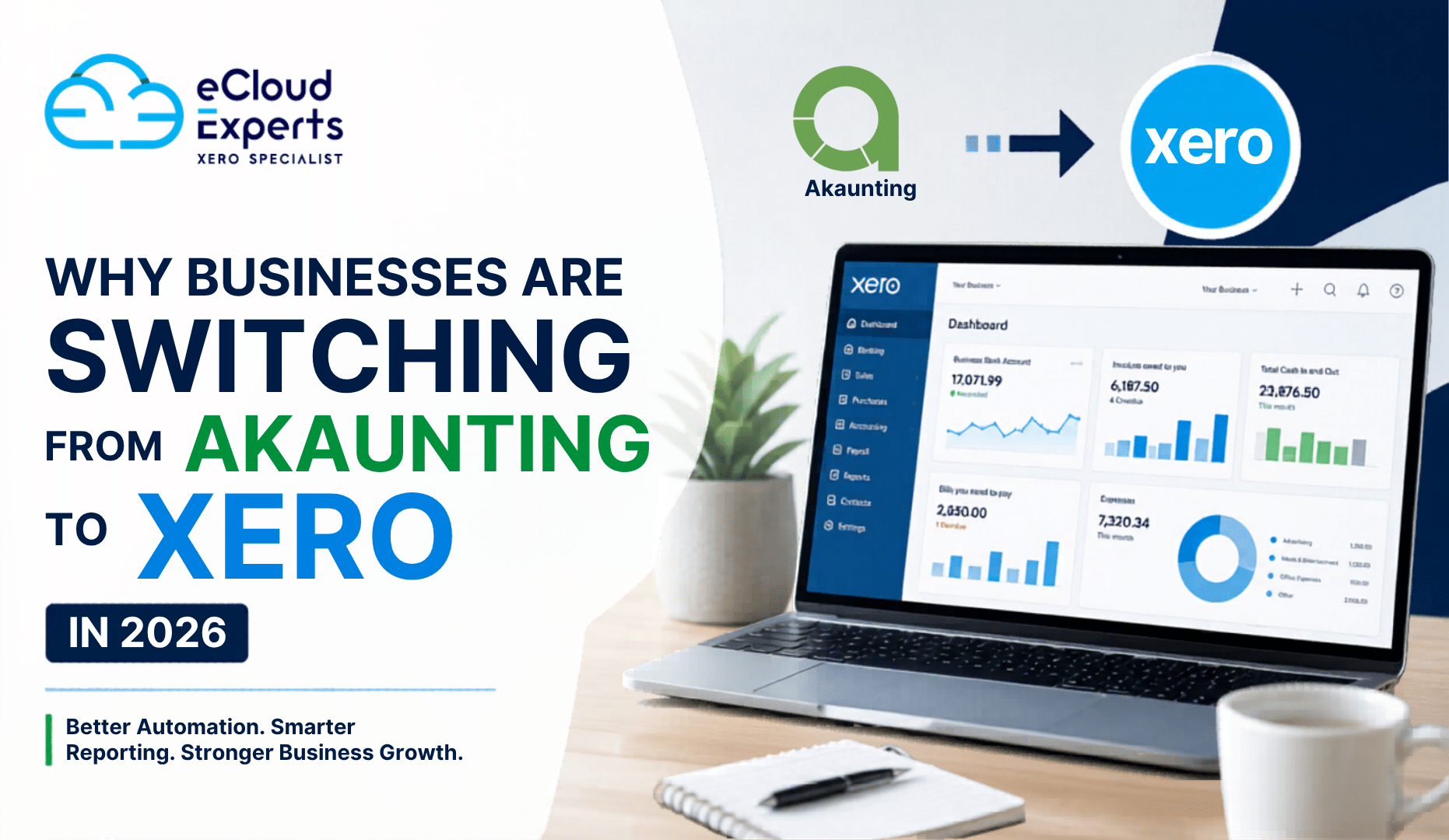Switch from Akaunting to Xero