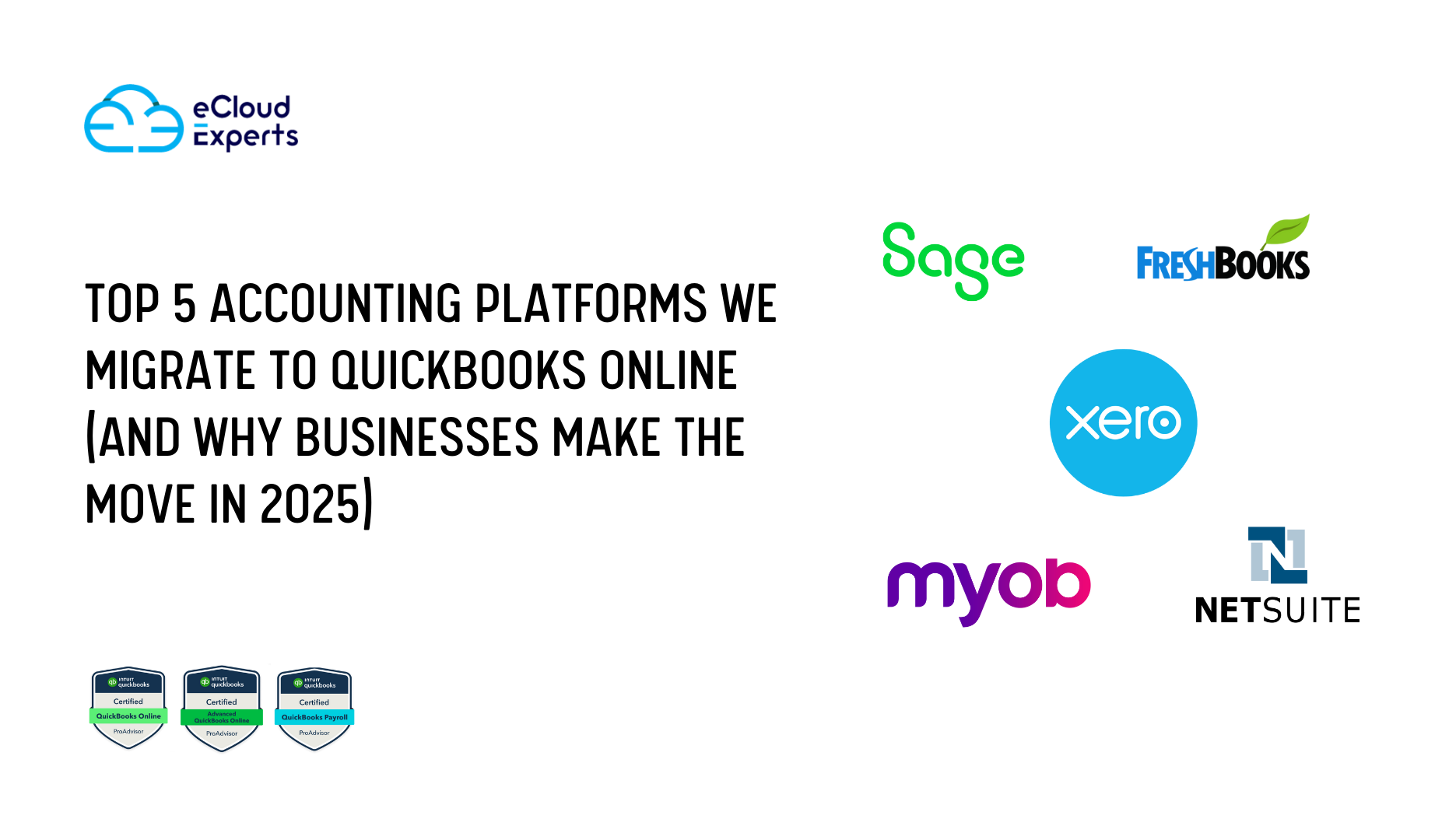 Top 5 Accounting Platforms We Migrate to QuickBooks Online