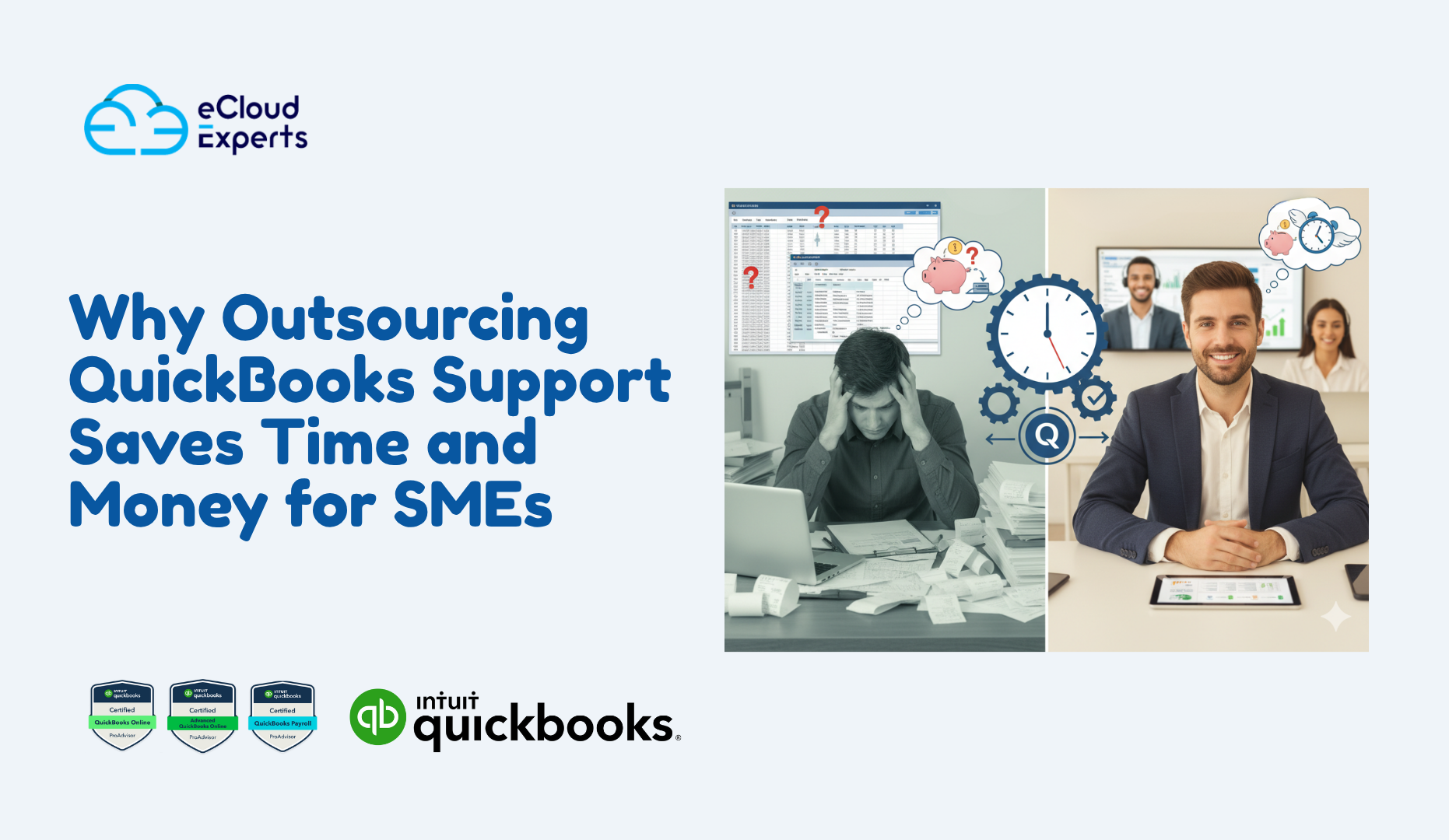 Why Outsourcing QuickBooks Support Saves Time and Money for SMEs